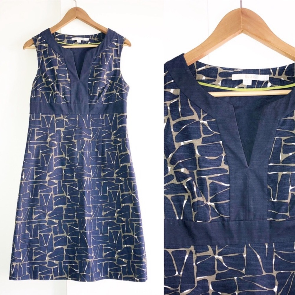 NWOT Boden Navy Blue Dress Size 8 Sleeveless